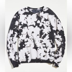 Urban Outfitters Renewal Remade Monochrome Tie-Dye Crew Neck Sweatshirt